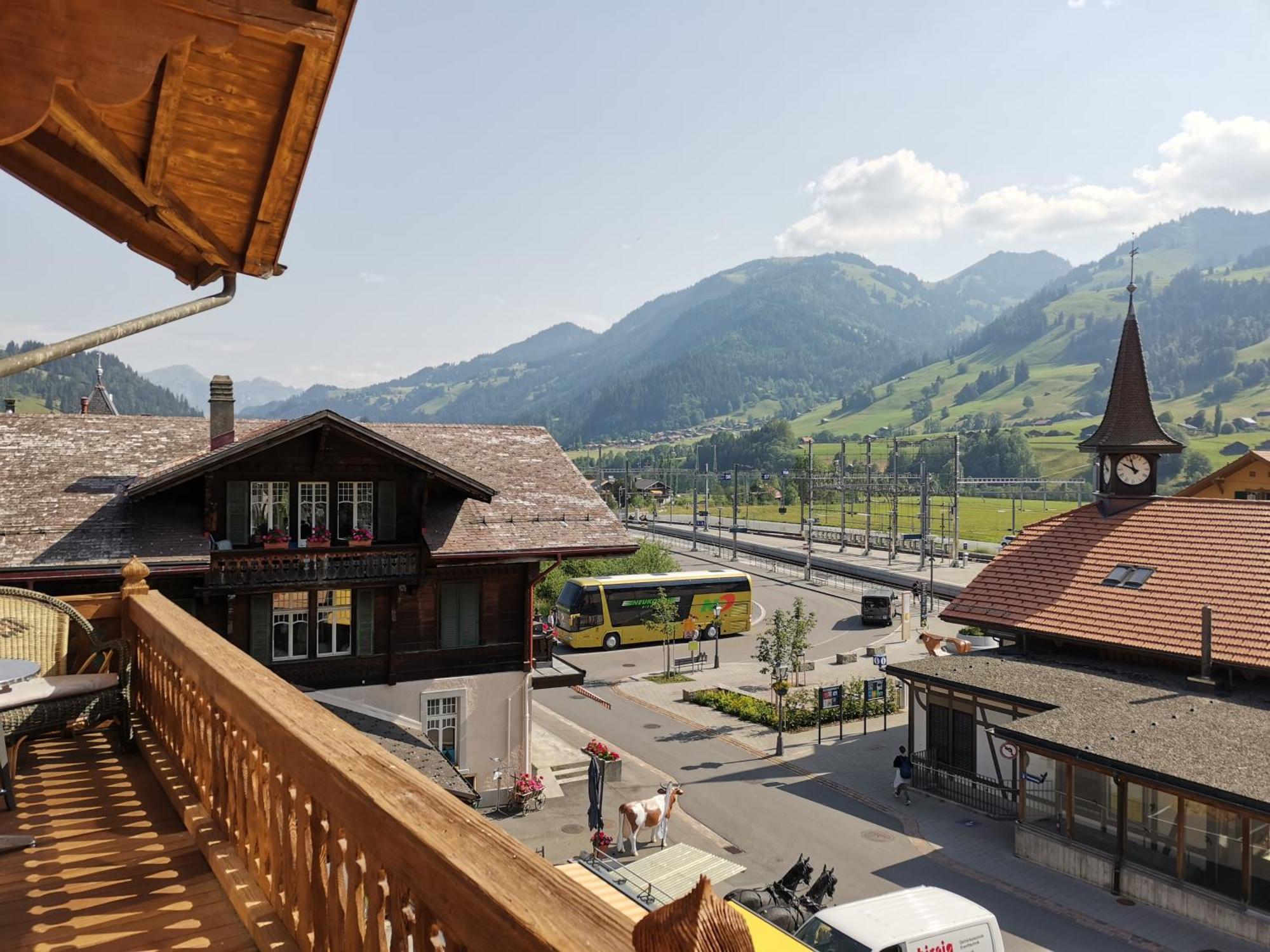 Post Hotel Vista Zweisimmen Esterno foto